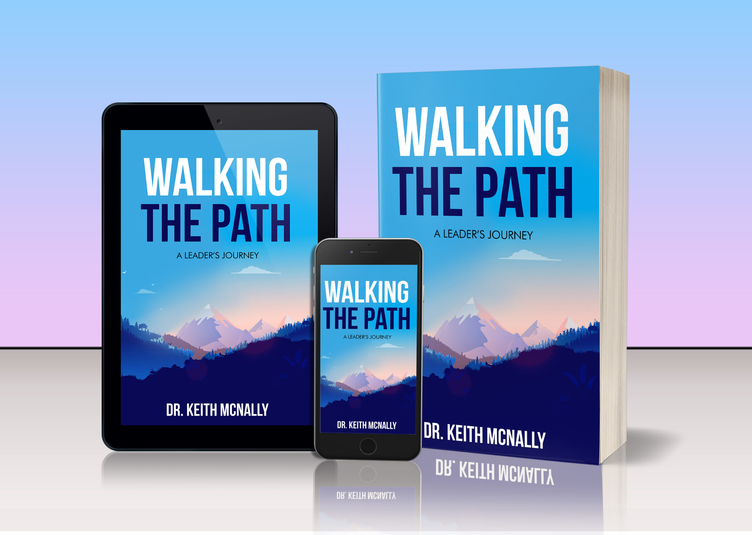 Walking The Path Book cover design 3D
